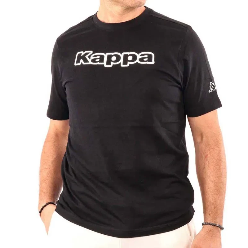 Kappa Muška majica Logo Froman, Crna