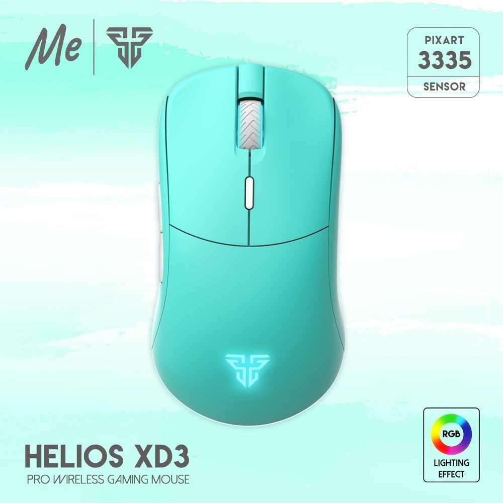 Fantech Gaming bežični miš XD3 Helios Mint Edition, Wifi, Zeleni
