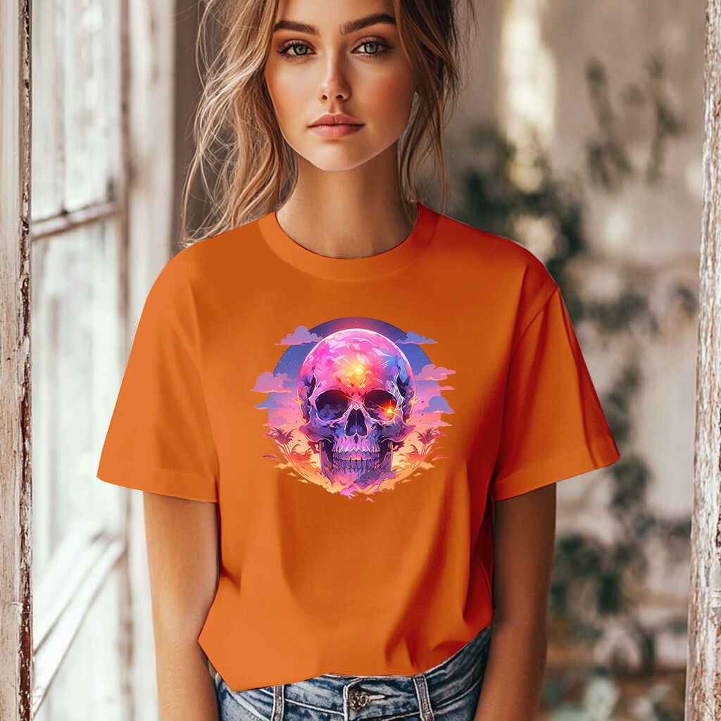 Camiseta Majica sa štampanim printom Cam 359, Ženska, Narandžasta