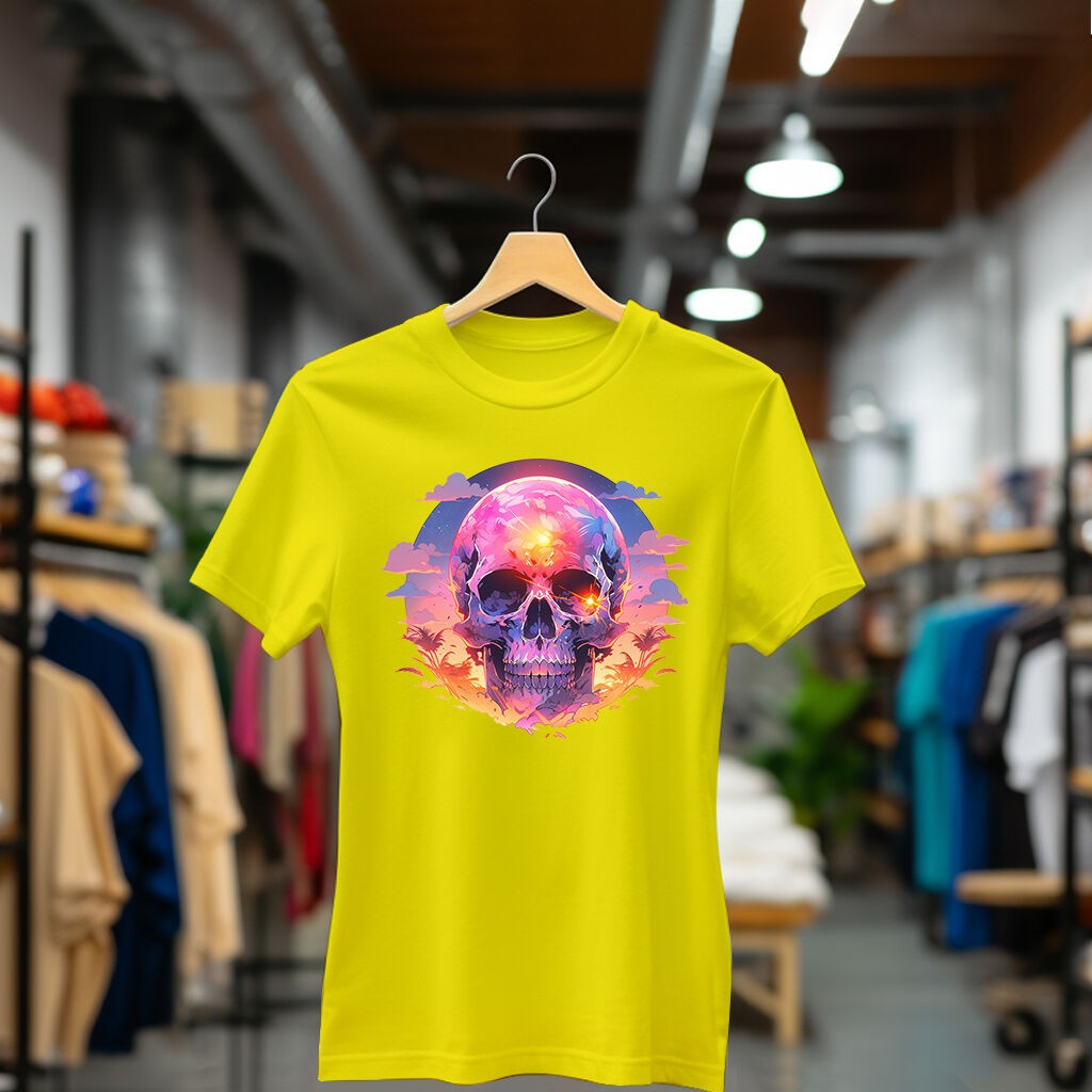 Camiseta Majica sa štampanim printom Cam 359, Ženska, Žuta