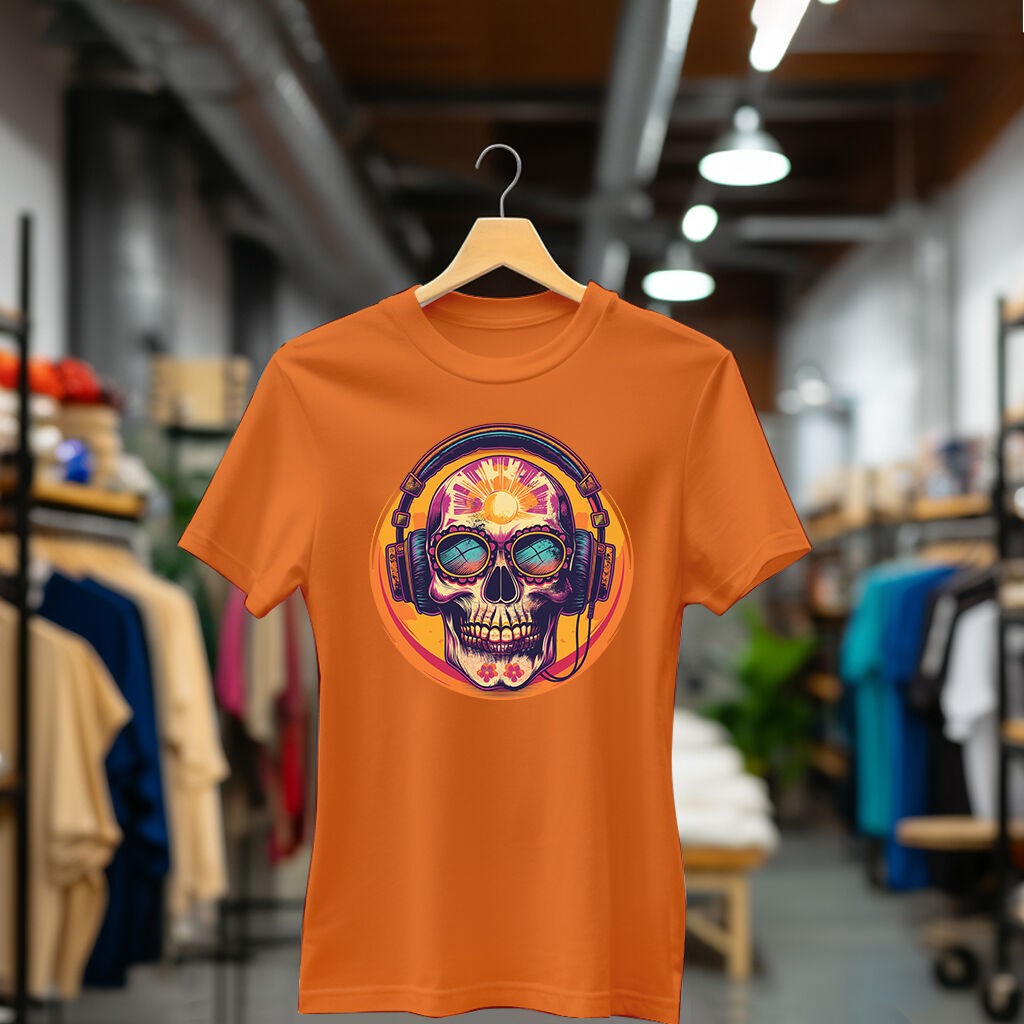 Camiseta Majica sa štampanim printom Cam 363, Ženska, Narandžasta