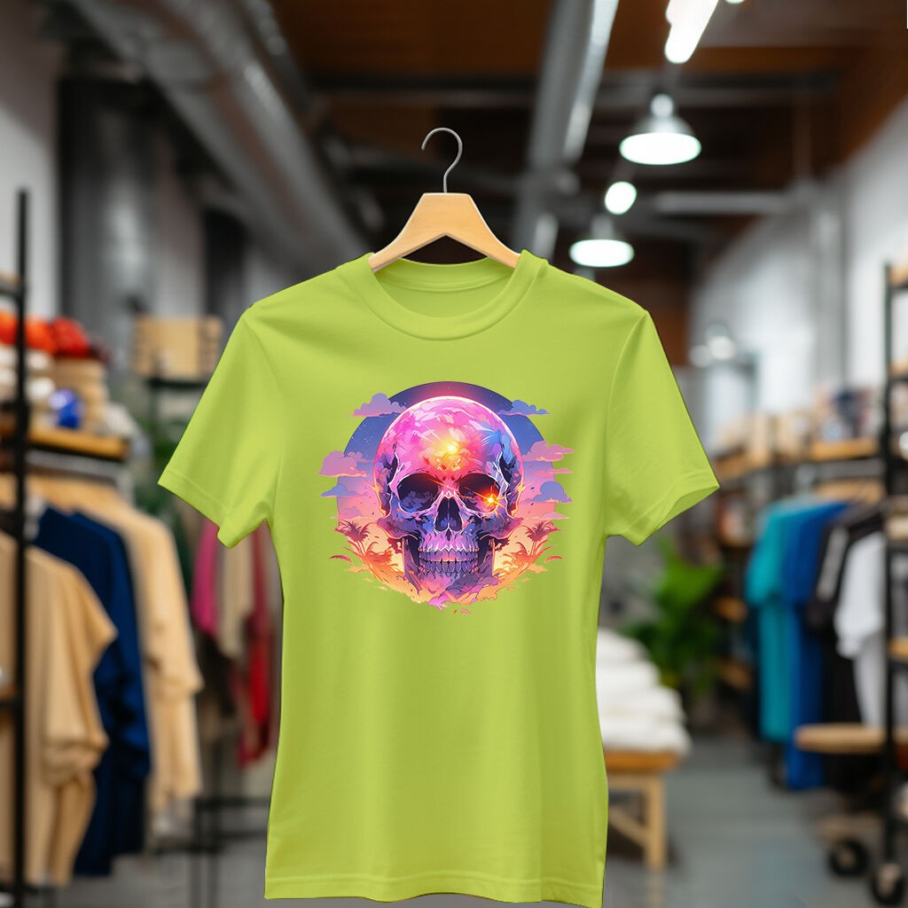 Camiseta Majica sa štampanim printom Cam 359, Ženska, Limeta