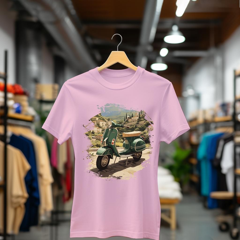 Camiseta Majica sa štampanim printom Cam 358, Ženska, Roze