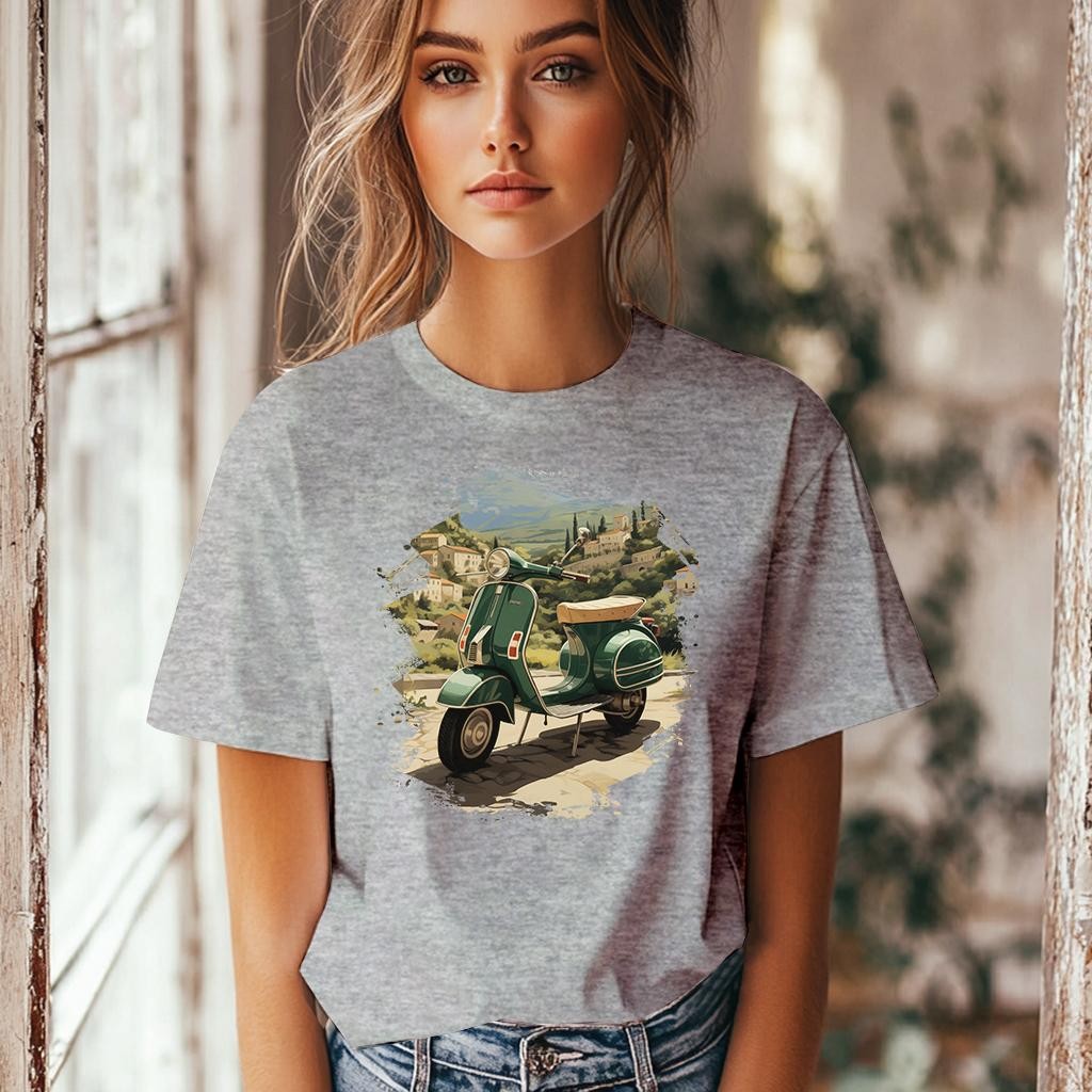 Camiseta Majica sa štampanim printom Cam 358, Ženska, Kalaj