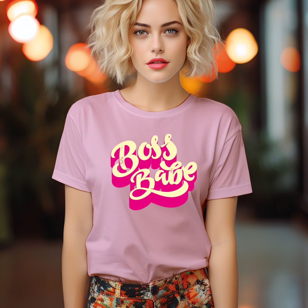 Camiseta Majica sa štampanim printom Cam 220, Ženska, Roze