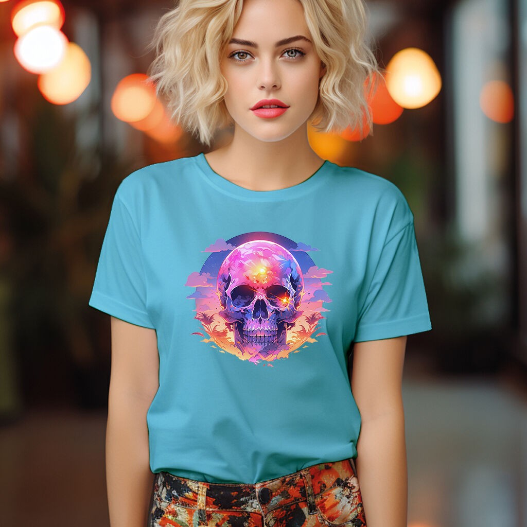 Camiseta Majica sa štampanim printom Cam 359, Ženska, Akvamarin