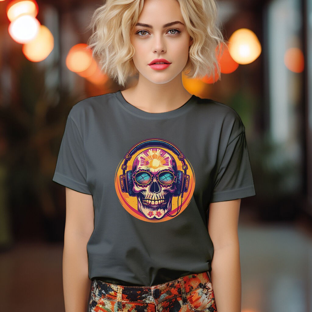 Camiseta Majica sa štampanim printom Cam 363, Ženska, Tamnosiva