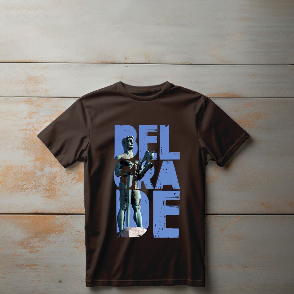 Camiseta Majica sa štampanim printom Cam 192, Dečija, Čokolada