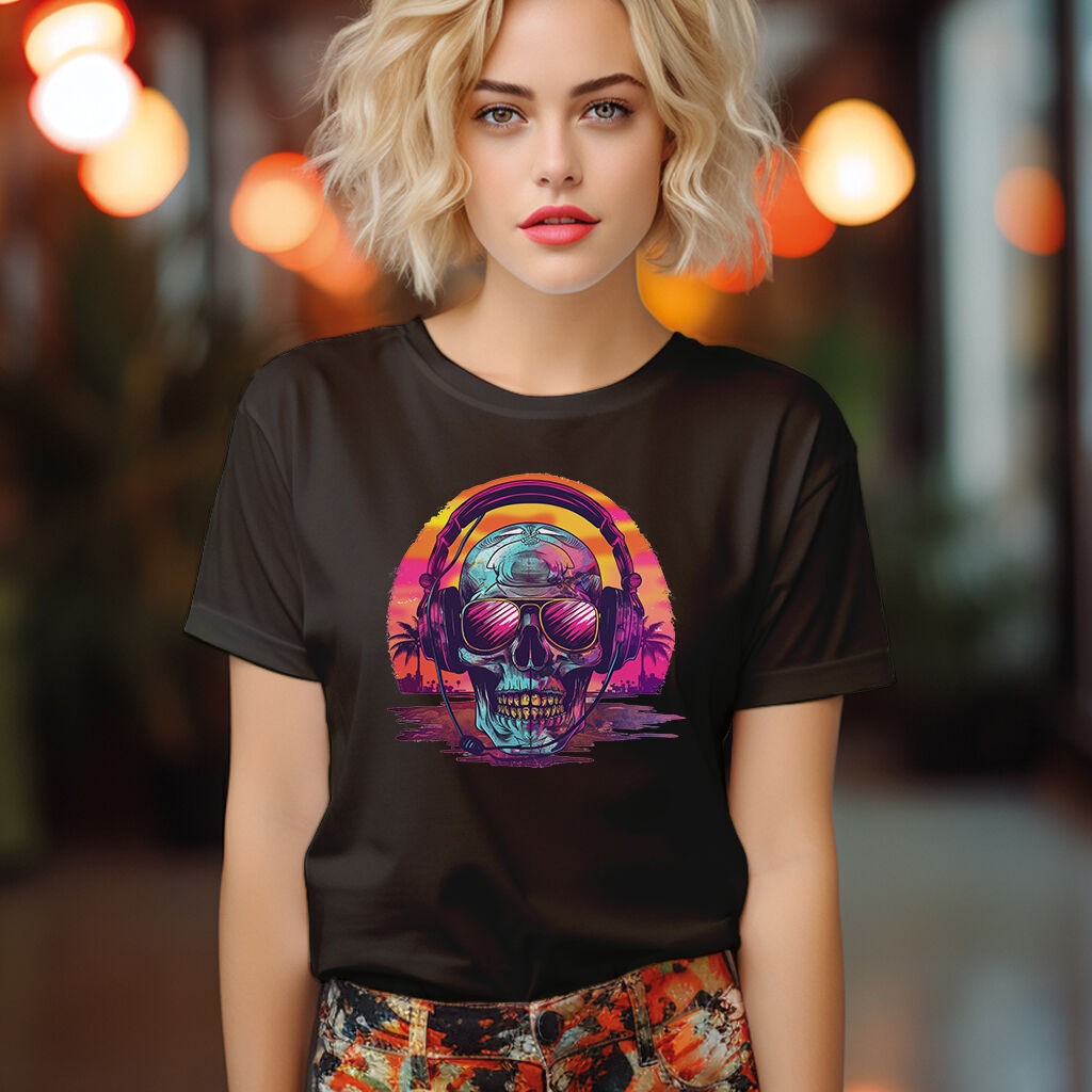 Camiseta Majica sa štampanim printom Cam 361, Ženska, Čokolada