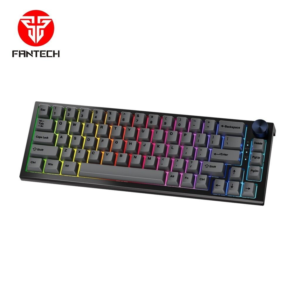 Fantech Gaming mehanička tastatura MK858 Maxfit67, Brown switch, RGB, Crna