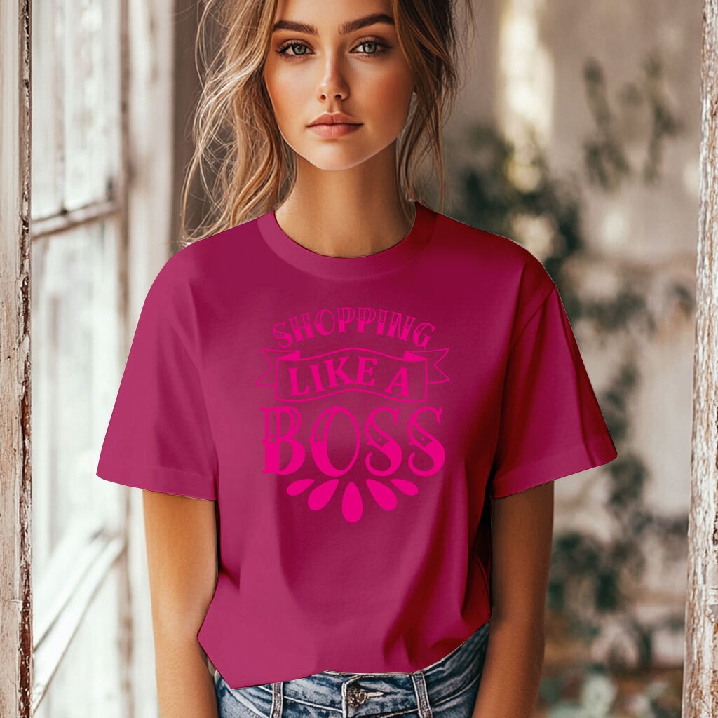 Camiseta Majica sa štampanim printom Cam 219, Ženska, Ružičasta