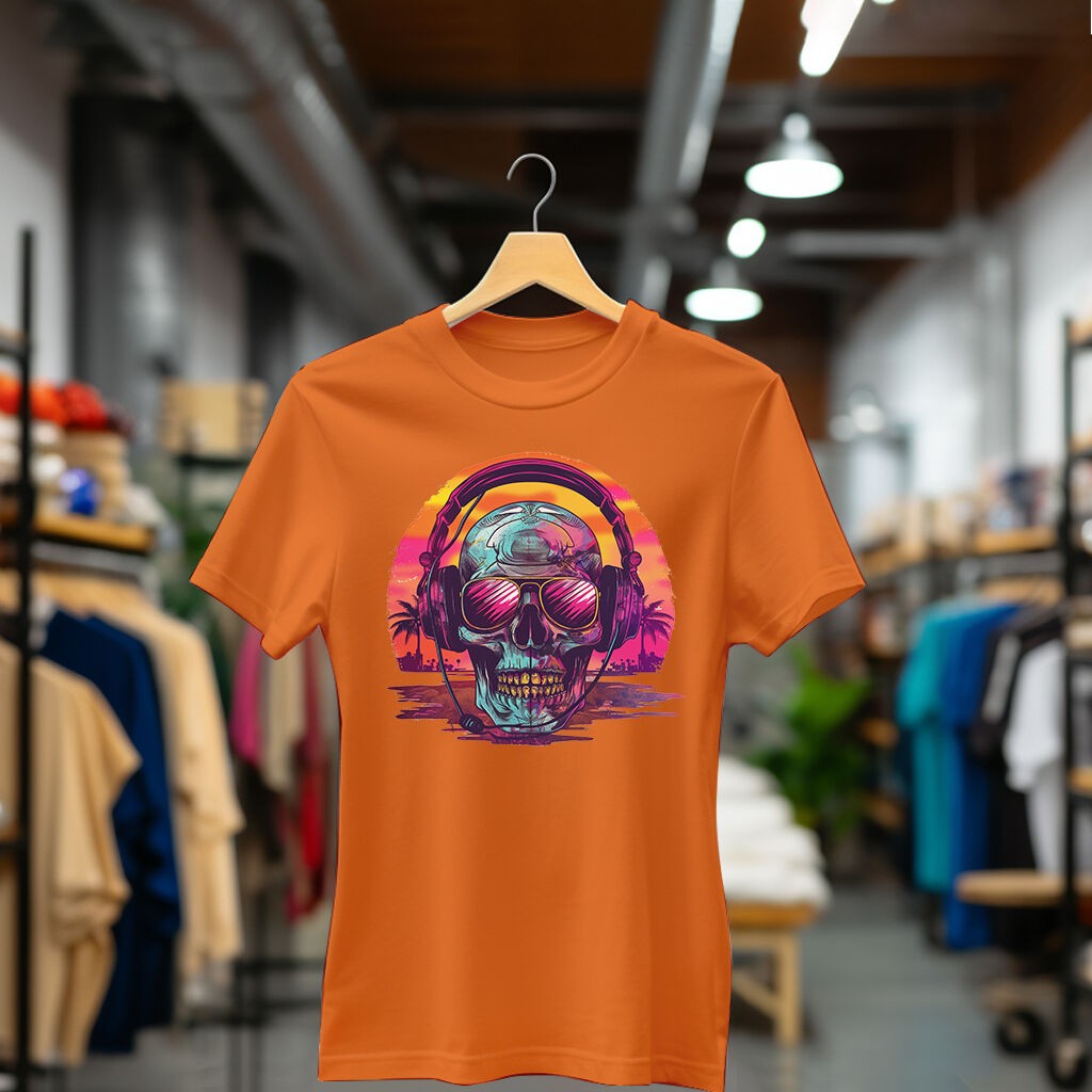 Camiseta Majica sa štampanim printom Cam 361, Ženska, Narandžasta