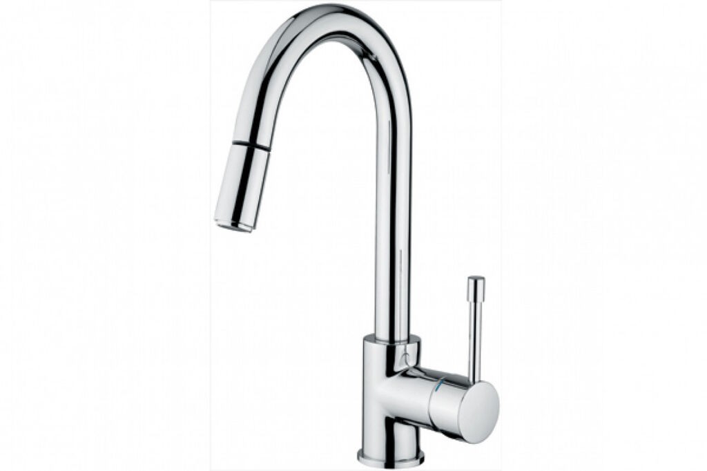 Emmevi Baterija za sudoperu Eden CR71066LP sa 2 cevi i izvlačećim tušem