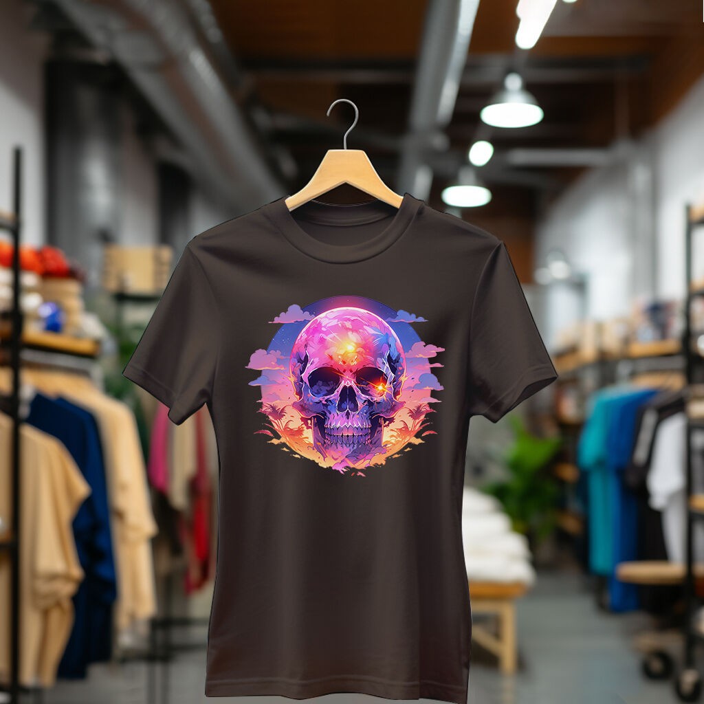 Camiseta Majica sa štampanim printom Cam 359, Ženska, Čokolada