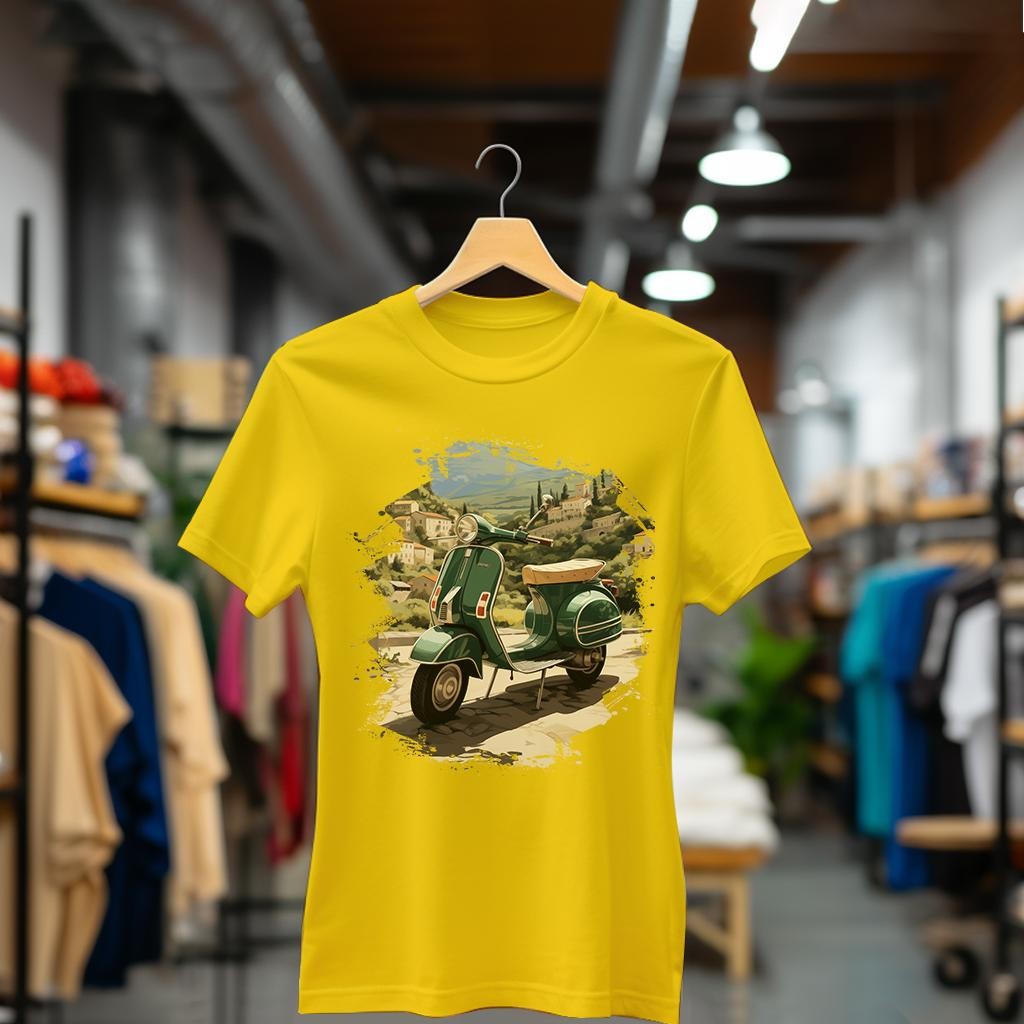 Camiseta Majica sa štampanim printom Cam 358, Ženska, Zlatne boje