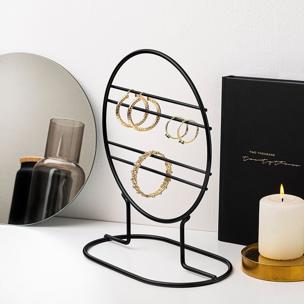 Aberto Design Držač za nakit TK-008-B, 23x28x13 cm, Crni