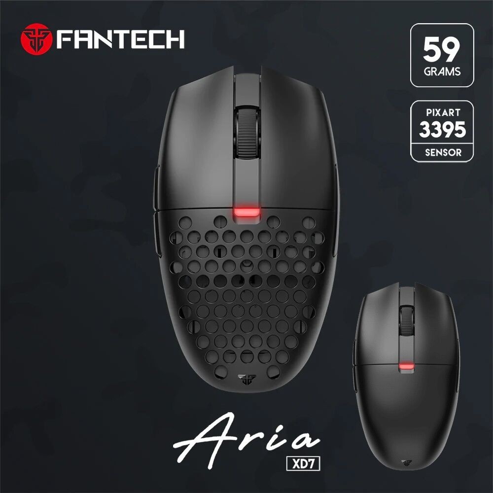 Fantech Gaming bežični miš XD7 Aria, Wifi, Crni