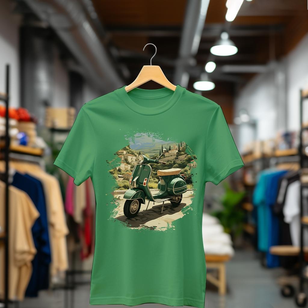 Camiseta Majica sa štampanim printom Cam 358, Ženska, Zelena
