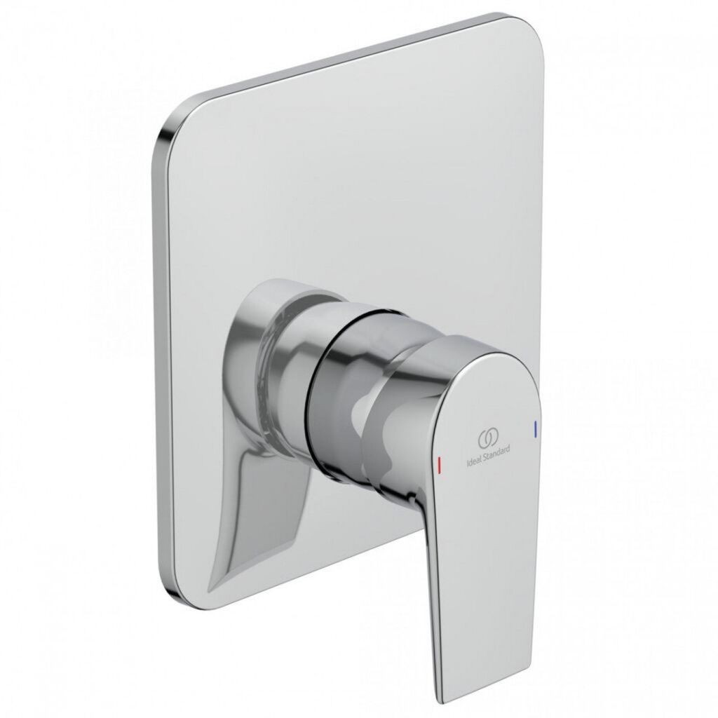 Ideal Standard Ugradna baterija za tuš kabinu bez prebacivača Tesi A6585AA/A1000NU, Hrom