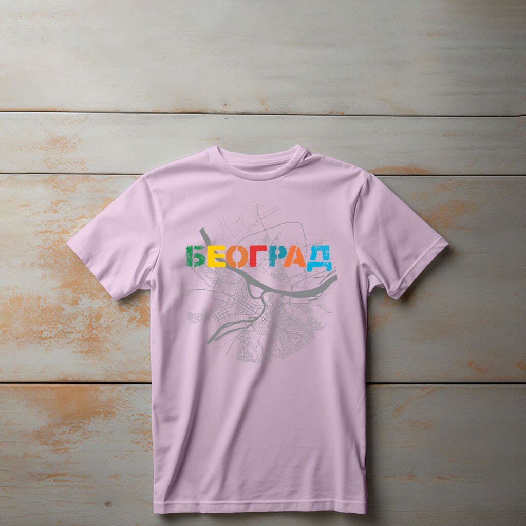 Camiseta Majica sa štampanim printom Cam 198, Dečija, Svetlo roze