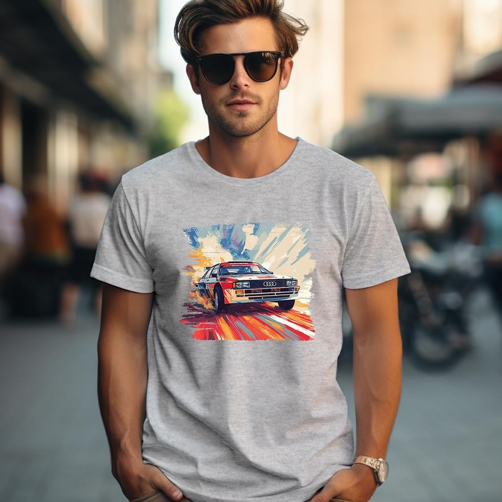 Camiseta Majica sa štampanim printom Cam 844, Muška, Hrom