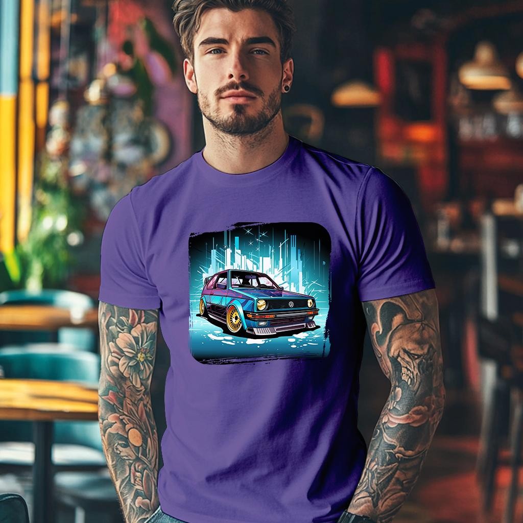 Camiseta Majica sa štampanim printom Cam 850, Muška, Lavanda