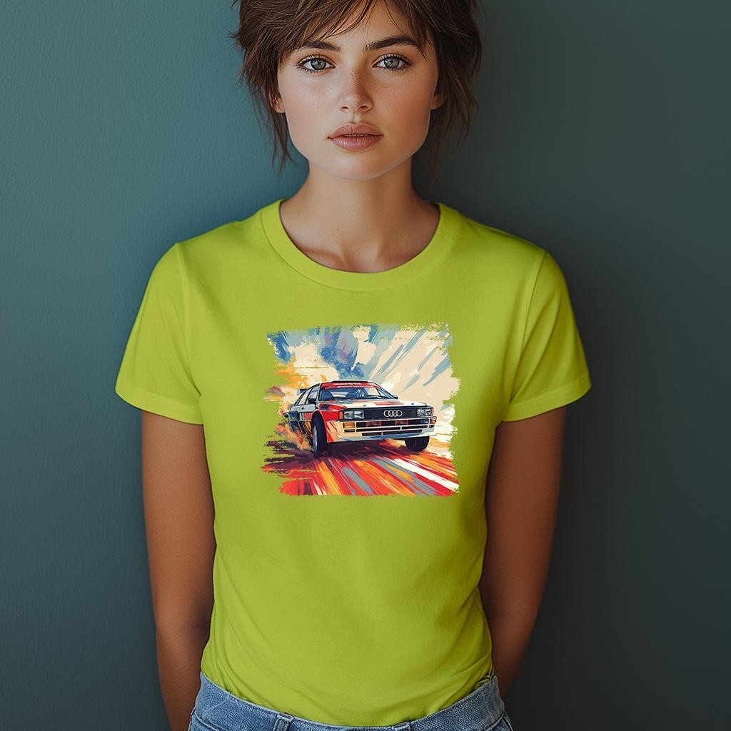 Camiseta Majica sa štampanim printom Cam 844, Ženska, Limeta