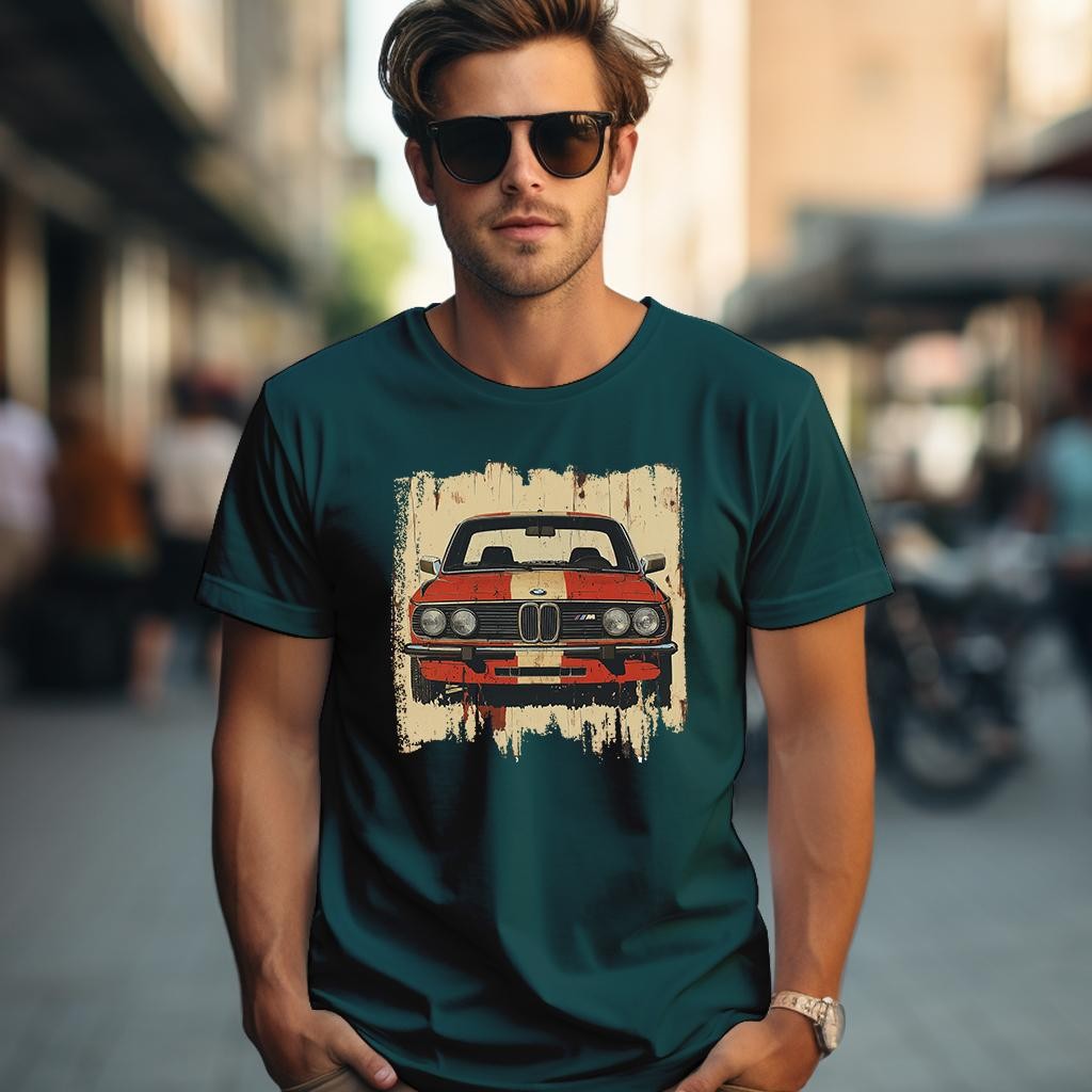 Camiseta Majica sa štampanim printom Cam 845, Muška, Petrolej