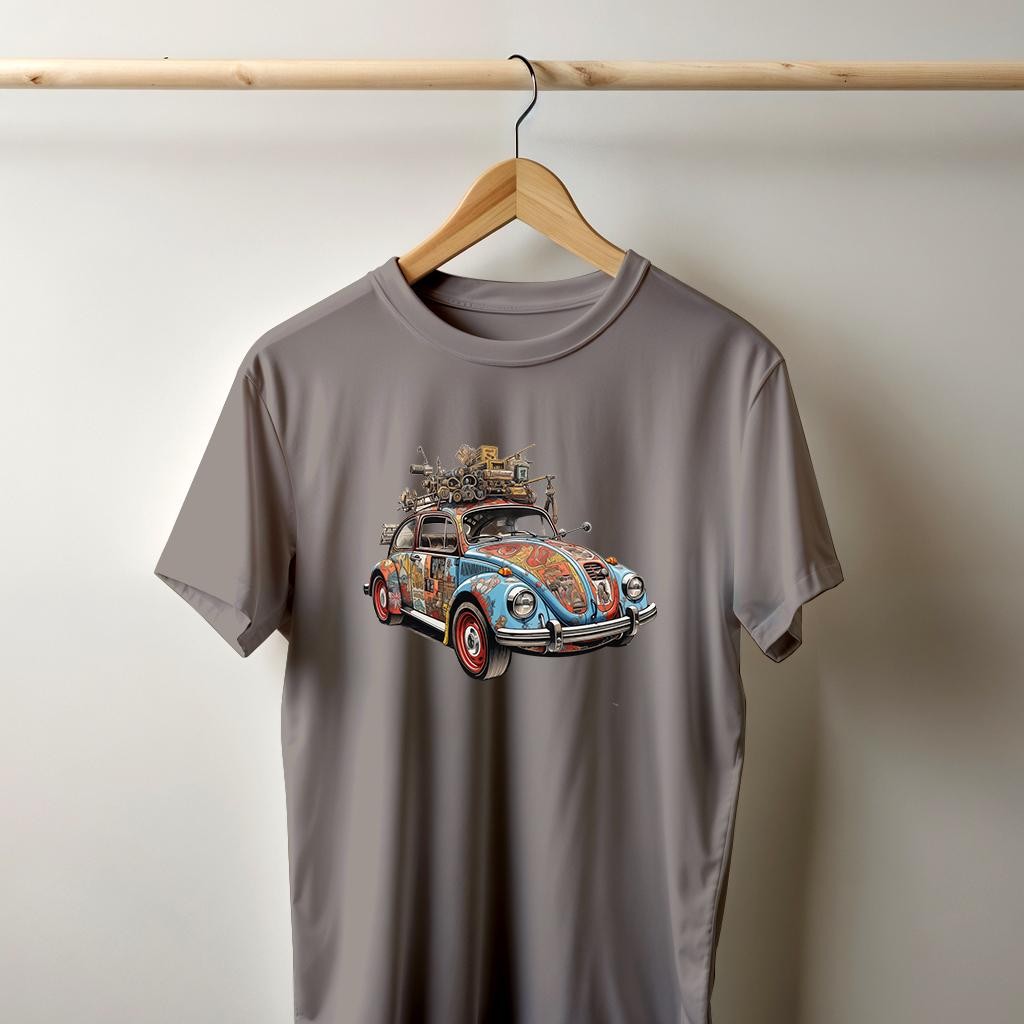 Camiseta Majica sa štampanim printom Cam 848, Muška, Svetlosiva