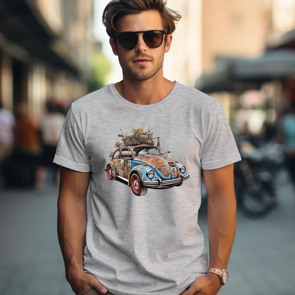 Camiseta Majica sa štampanim printom Cam 848, Muška, Hrom