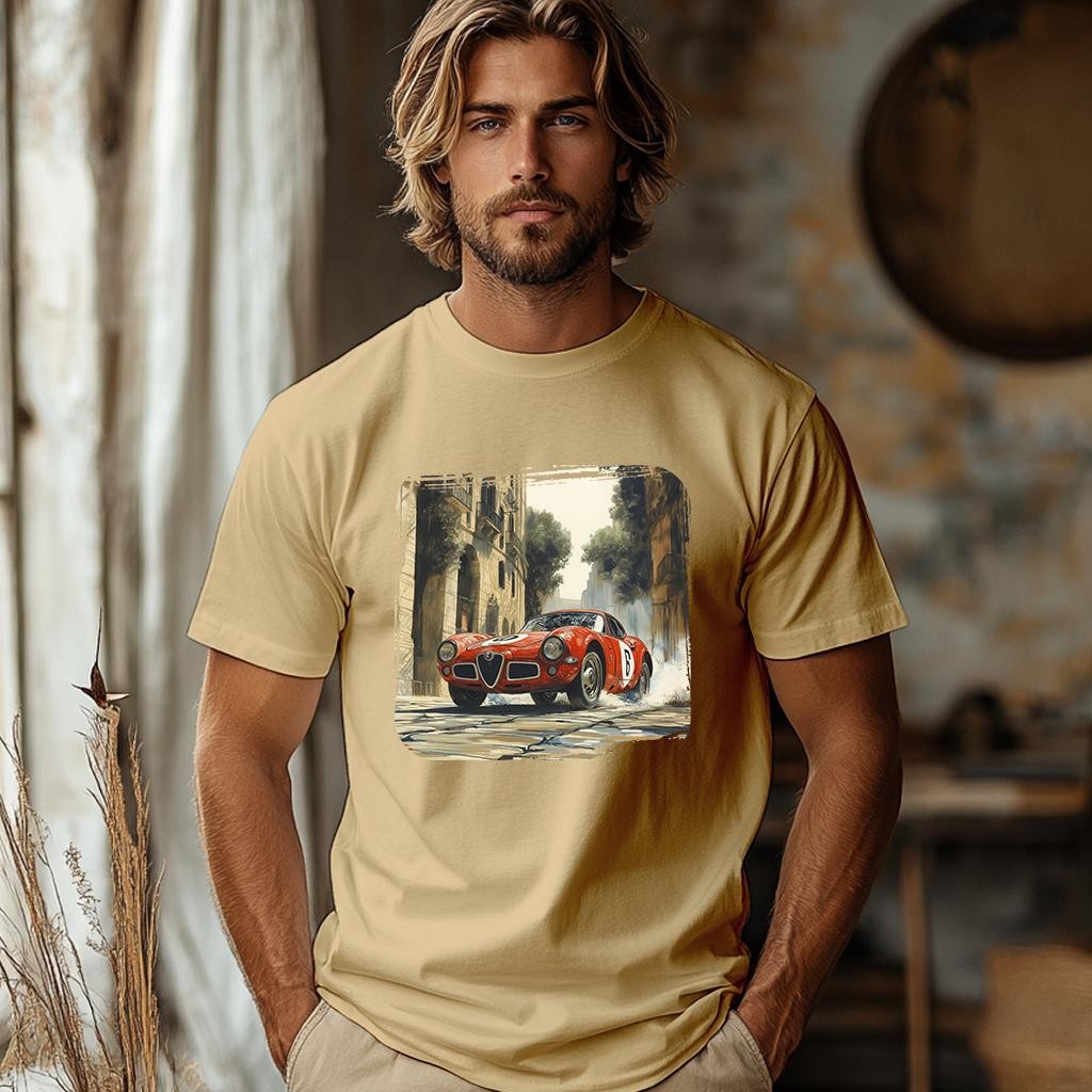 Camiseta Majica sa štampanim printom Cam 851, Muška, Pesak