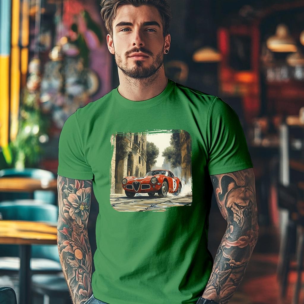 Camiseta Majica sa štampanim printom Cam 851, Muška, Zelena