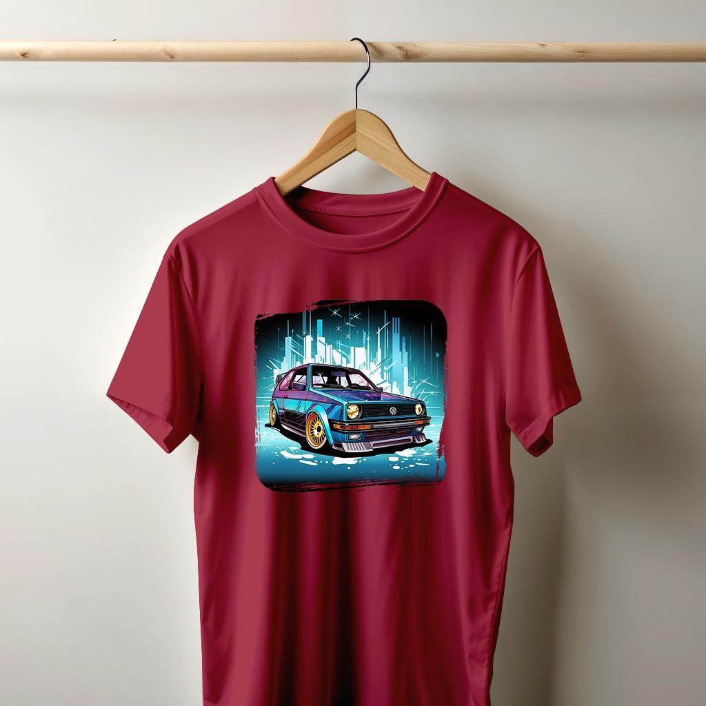 Camiseta Majica sa štampanim printom Cam 850, Muška, Višnja