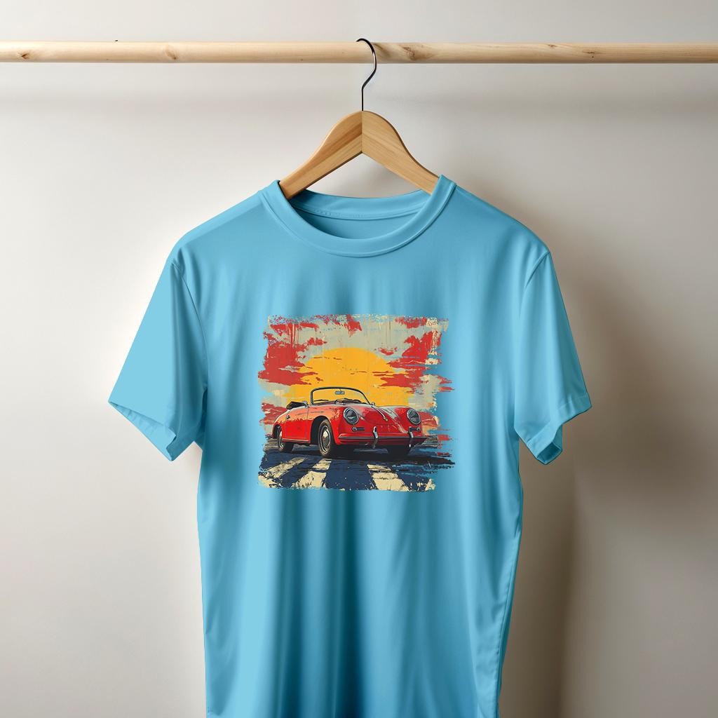 Camiseta Majica sa štampanim printom Cam 843, Muška, Akvamarin