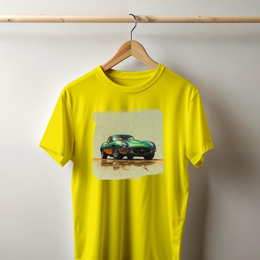 Camiseta Majica sa štampanim printom Cam 853, Muška, Žuta