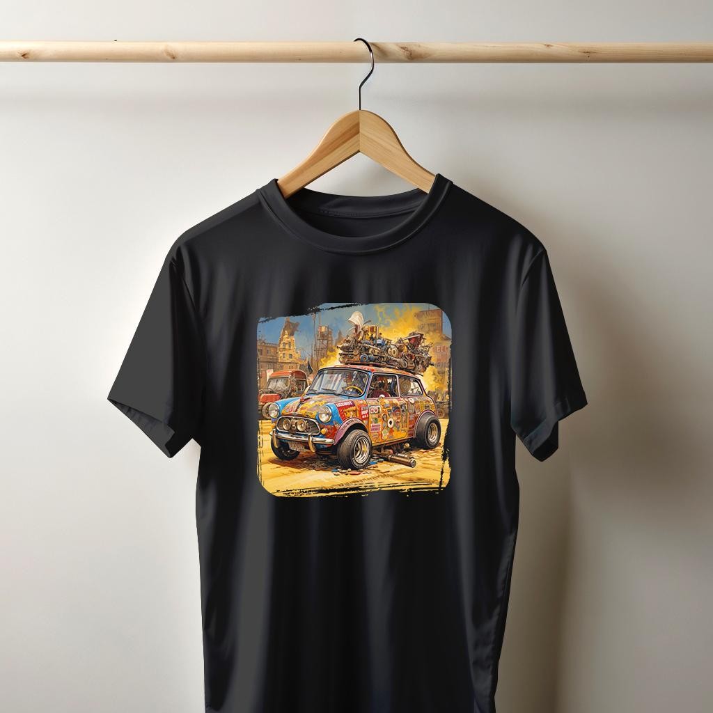 Camiseta Majica sa štampanim printom Cam 849, Muška, Crna