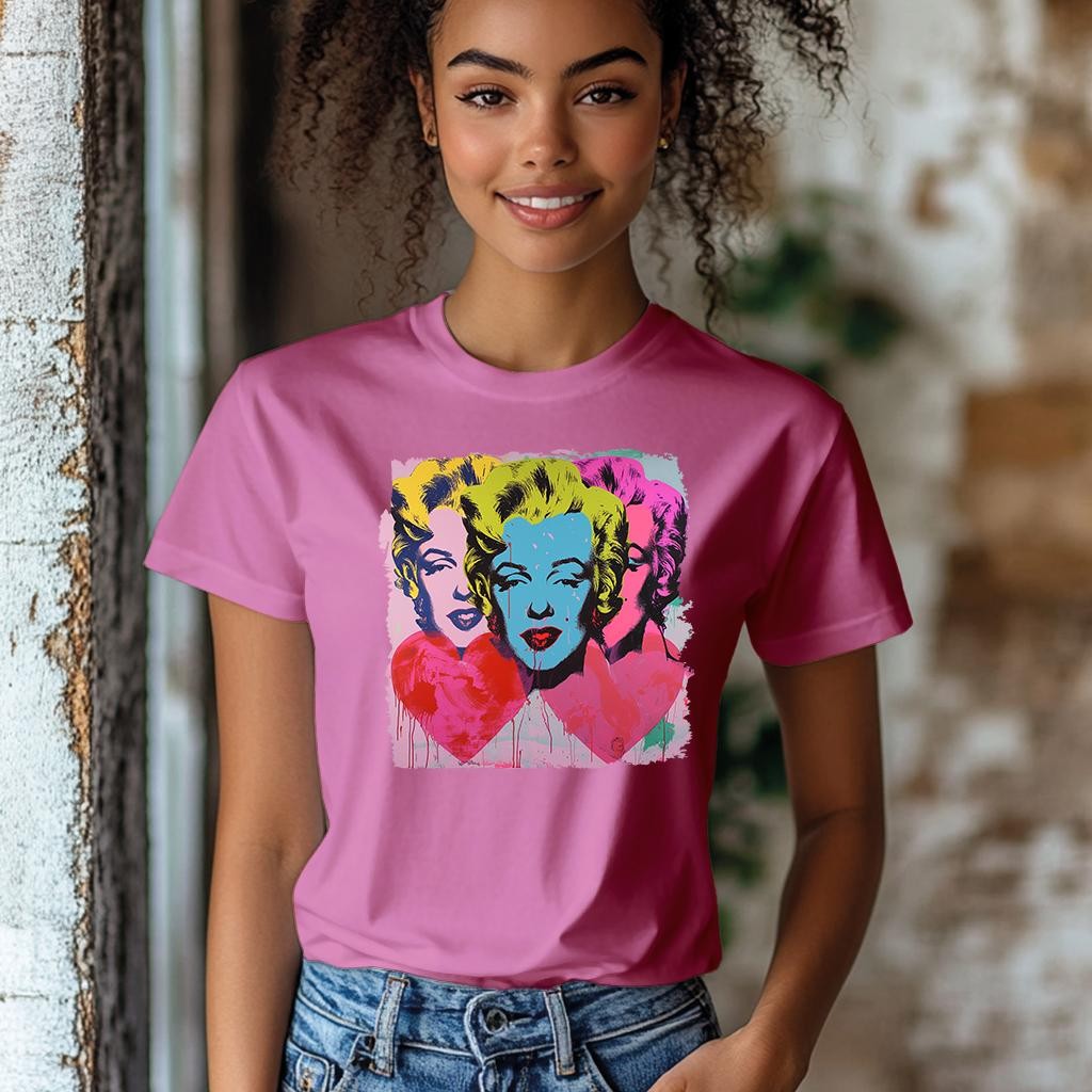 Camiseta Majica sa štampanim printom Cam 858, Ženska, Orhideja