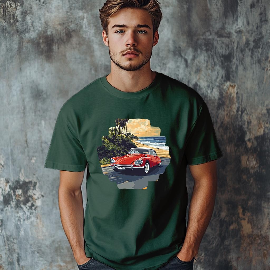 Camiseta Majica sa štampanim printom Cam 846, Muška, Zimzelena