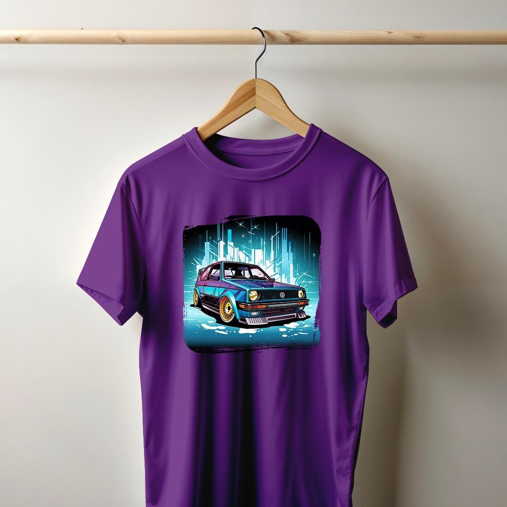 Camiseta Majica sa štampanim printom Cam 850, Muška, Patlidžan