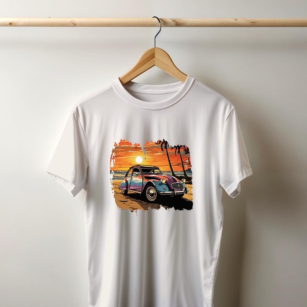 Camiseta Majica sa štampanim printom Cam 841, Muška, Prljavo Bela