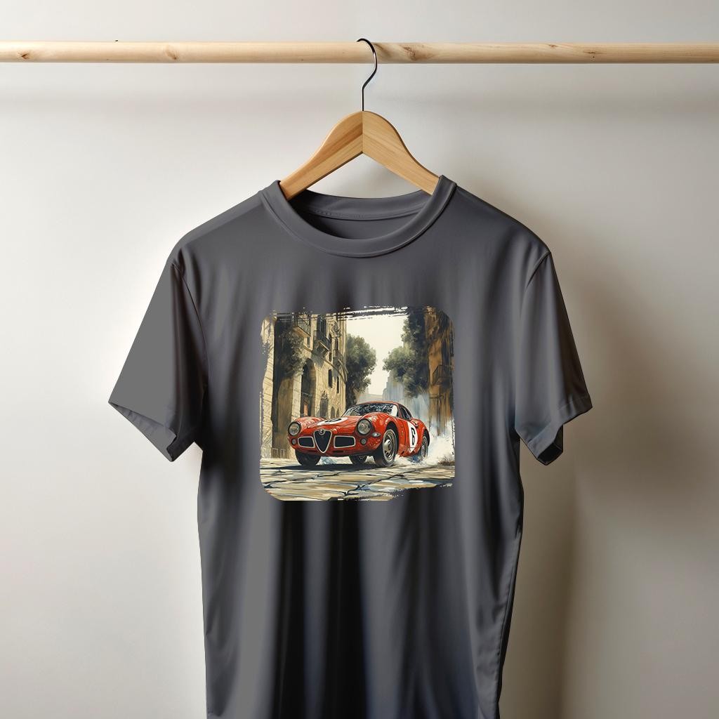 Camiseta Majica sa štampanim printom Cam 851, Muška, Tamnosiva