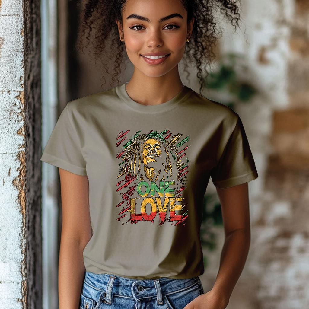 Camiseta Majica sa štampanim printom Cam 868, Ženska, Kaki