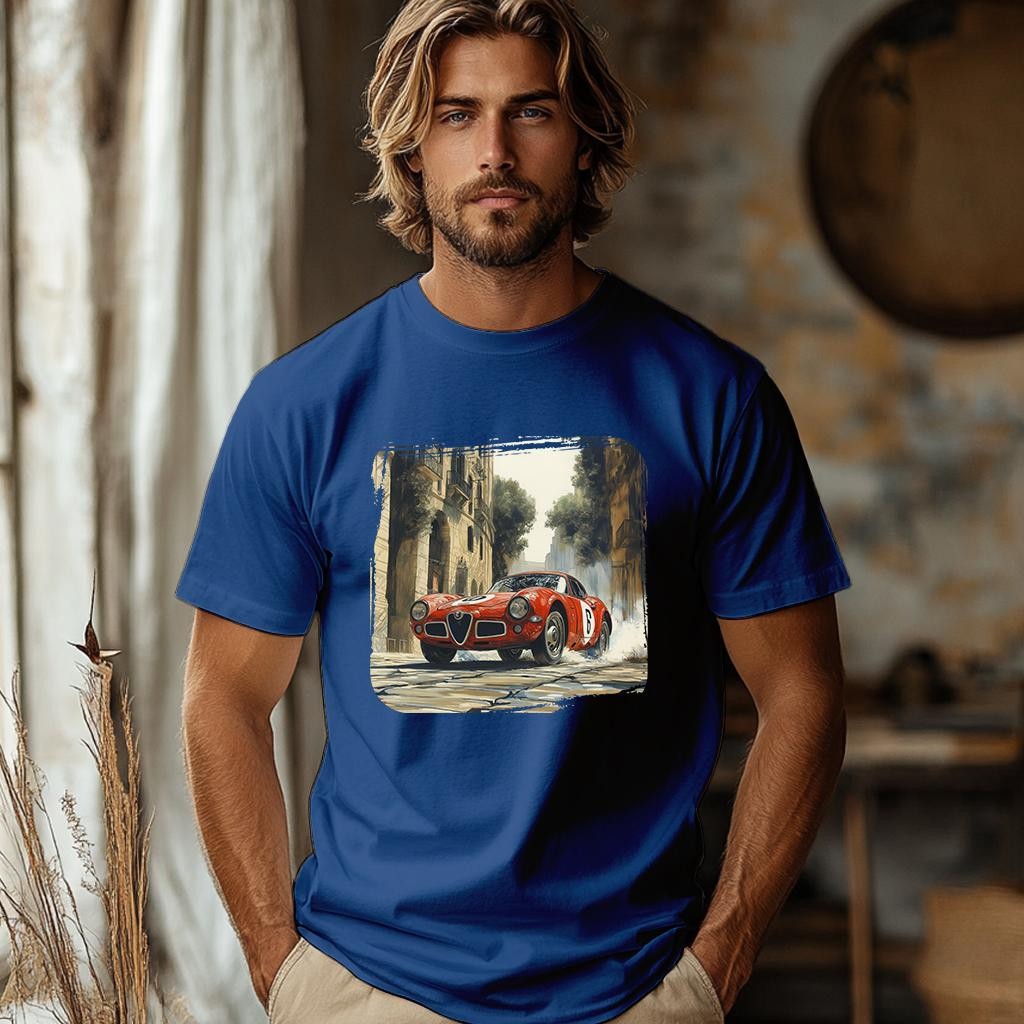 Camiseta Majica sa štampanim printom Cam 851, Muška, Borovnica