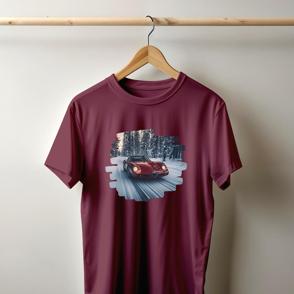 Camiseta Majica sa štampanim printom Cam 847, Muška, Drvo Ruže