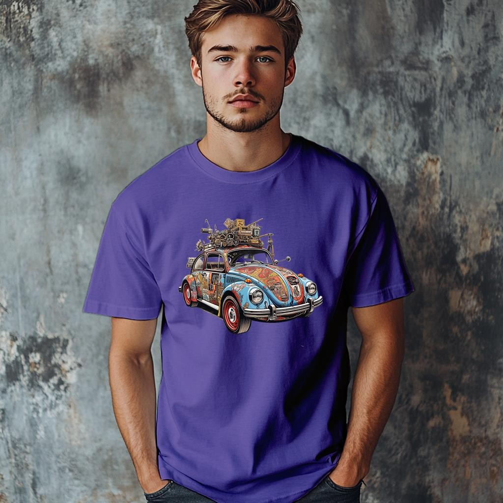 Camiseta Majica sa štampanim printom Cam 848, Muška, Lavanda