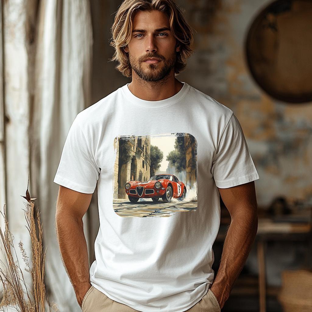 Camiseta Majica sa štampanim printom Cam 851, Muška, Bela