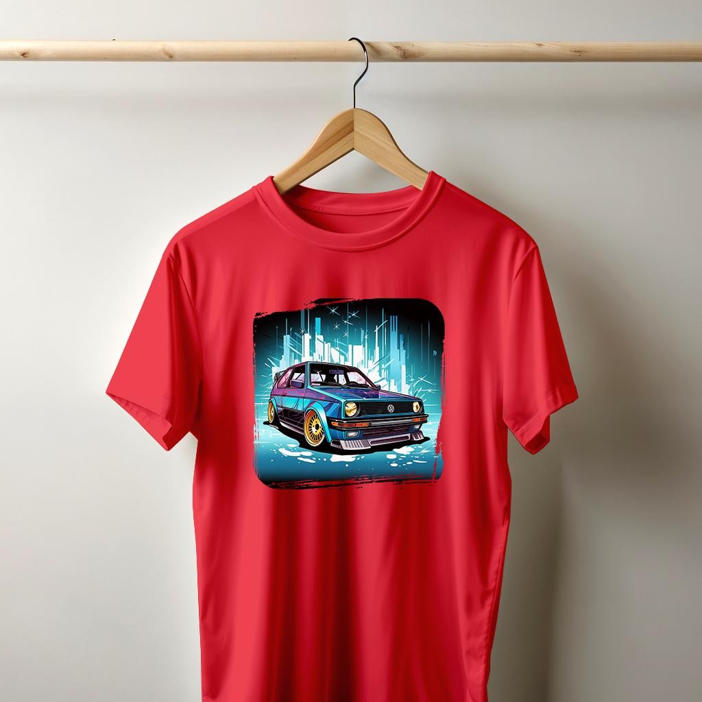 Camiseta Majica sa štampanim printom Cam 850, Muška, Grimizna