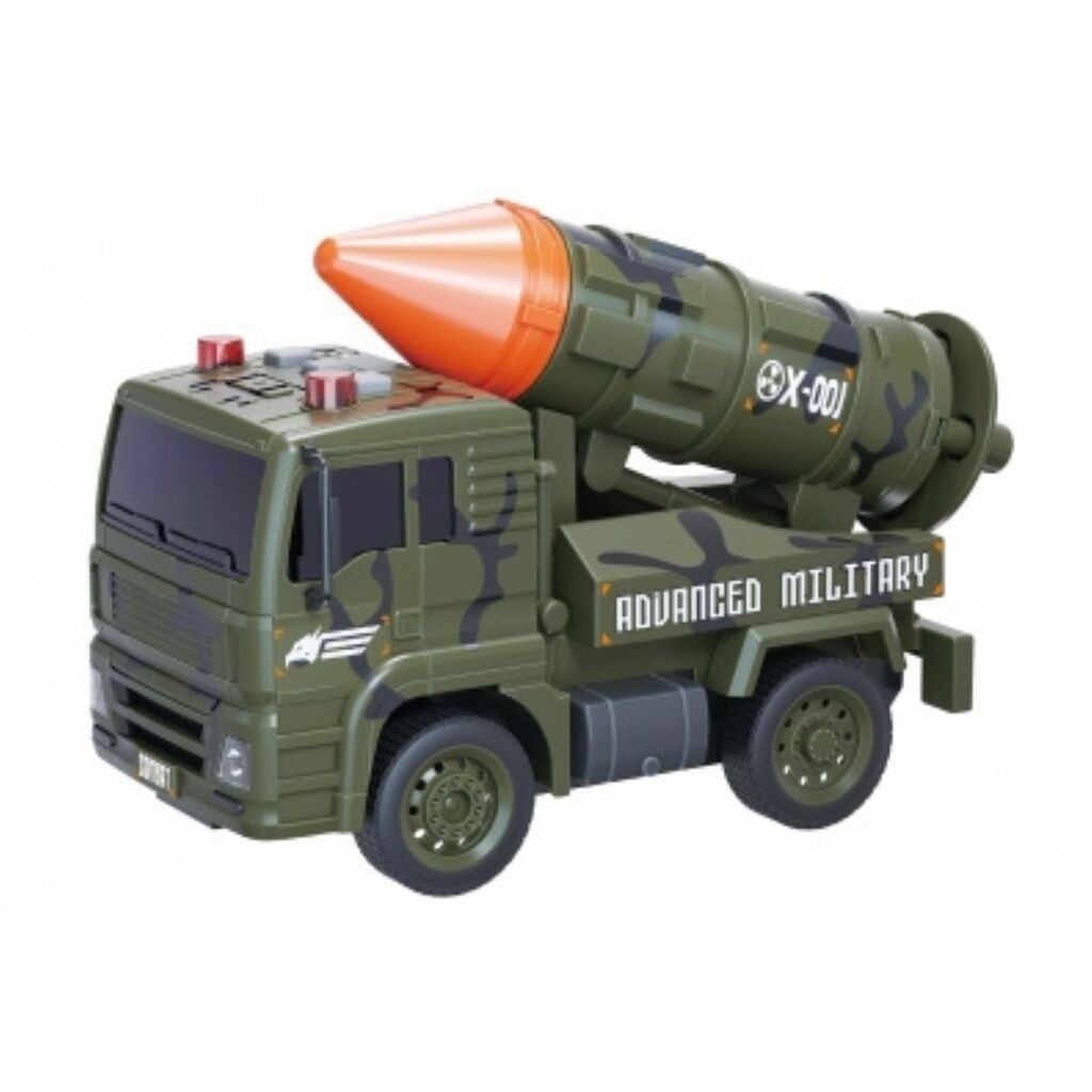 Igračka Vojni kamion sa raketom, Zeleni