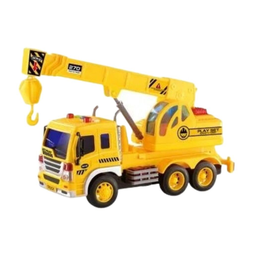 Toy to enjoy Igračka Građevinski kamion sa kranom, Žuti