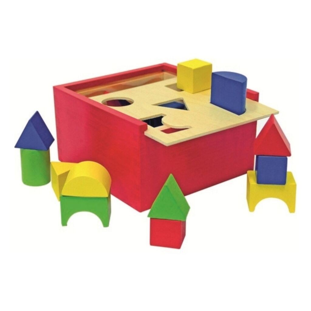 Woody Igračka Kutija Pogodi oblik, Šarena